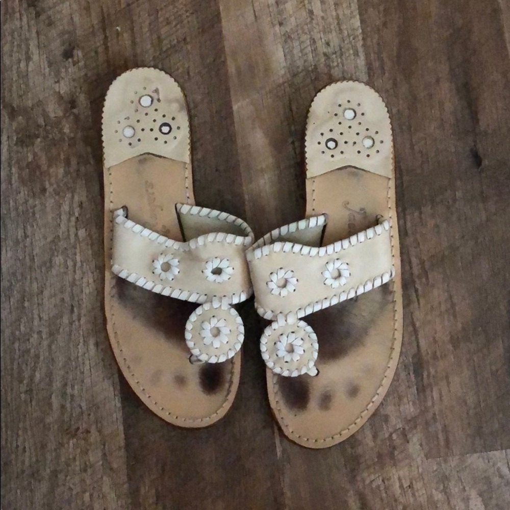 Cream Jack Rogers